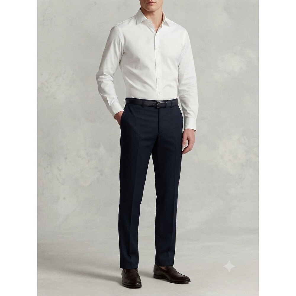 Vintage 90s Levi’s Action Slacks Men’s 40x32 Navy Dacron Polyester Dress Pants